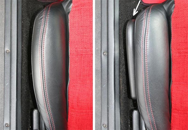 ILMNAB0122 I.L. Motorsport seat side bolsters with LED lights