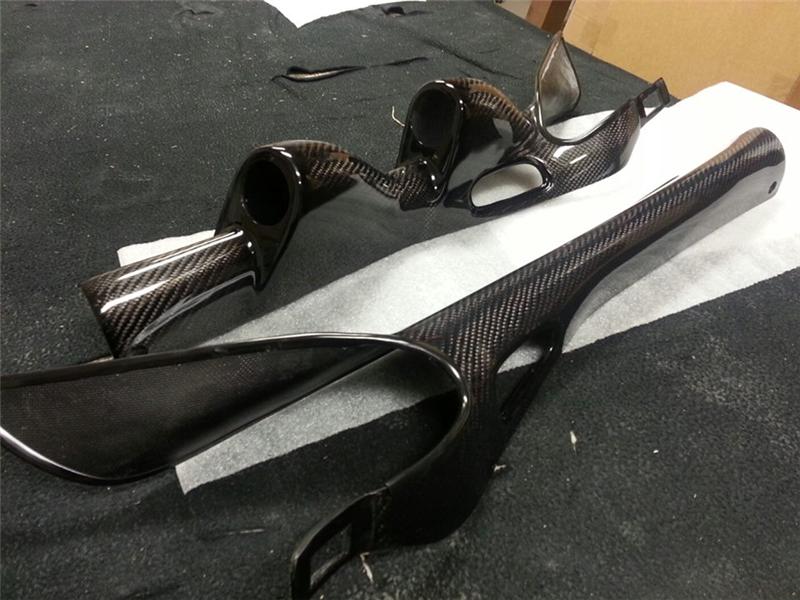Dual Gauge Pod w/Matching Passenger Pillar (Carbon Fiber) 52mm Gauges