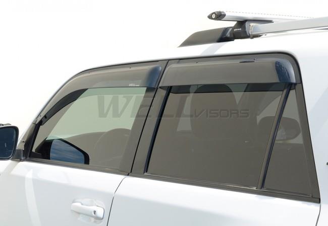JDM Dark Smoke Window Visors For Toyota 4Runner 1990-1995 (4pcs) - Acrylic Deflectors