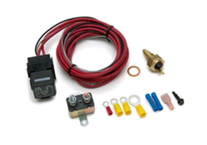 Weatherproof Electric Fan Relay Painless 30129 185 On 175 Off Thermostat