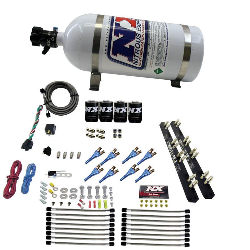 Nitrous Express Nitrous Kit Direct Port Soft Line System UNIVERSAL