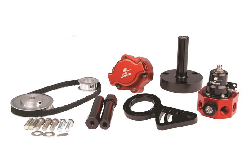 Aeromotive 17246 Regulator Gauge Kit 3//8-NPT SS Carbureted Pump