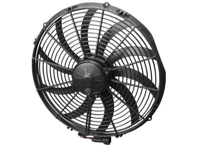 SPAL 30100384 12 Low-Profile Fan 12V 861 cfm Pusher Straight Blades