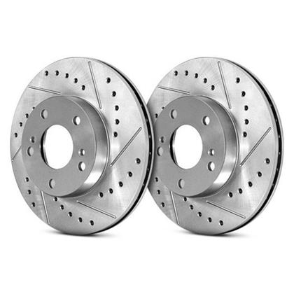 StopTech 227.40036R Select Sport Drilled and Slotted Brake Rotor; Front Right