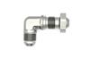 DeatschWerks 8AN Male Flare To 8AN Male Flare Bulkhead Adapter 90-Degree (Incl. Nut) thumbnail 8