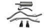 Corsa 09-18 Dodge Ram 1500 4.7L/5.7L V8 Quad/Crew Cab/Short Bed Black Dual Rear Exit Cat-Back Exhaus thumbnail 5