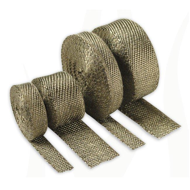DEI 010003 2/" x 50ft Black Titanium High Temperature Header Exhaust Wrap Roll