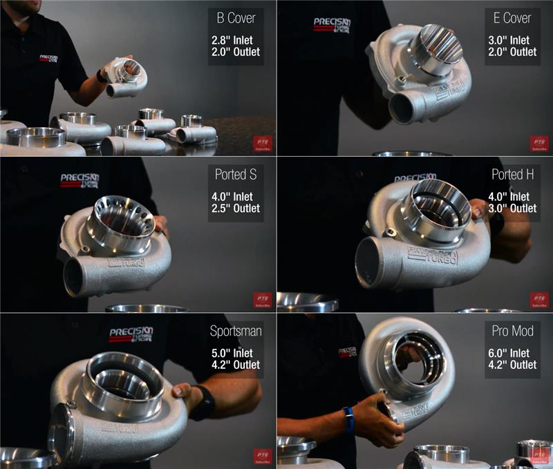 Precision Turbo Gen2 6466 Ball Bearing SP Cover CEA Billet Dkt Turbine