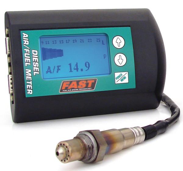 FAST 170402 Gasoline Air//Fuel Meter Wideband Data Logging Dual Sensor O2